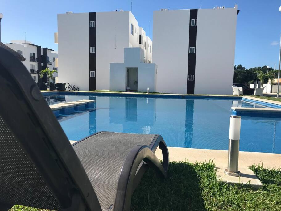 プレヤデルカーメンDepa De Playa C/Alberca Cerca De La 5A Avenidaアパートメント エクステリア 写真
